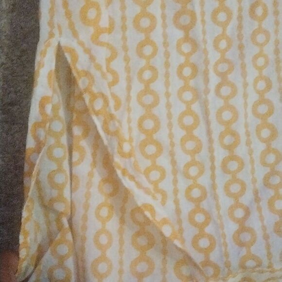 Gretchen Scott orange/ white cotton top - Picture 7 of 8